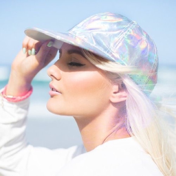 Mermaid | Silver Holographic Baseball Cap - Picture 3 of 3